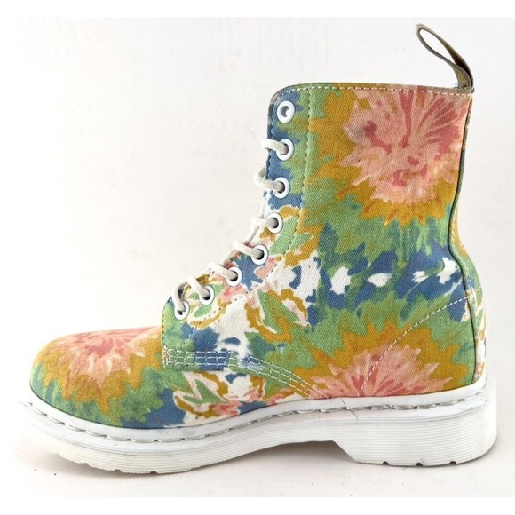 Dr. Martens V Page MTD Tie Dye Multicolor Ankle Boots Womens Size 7 AW004 - Picture 4 of 10